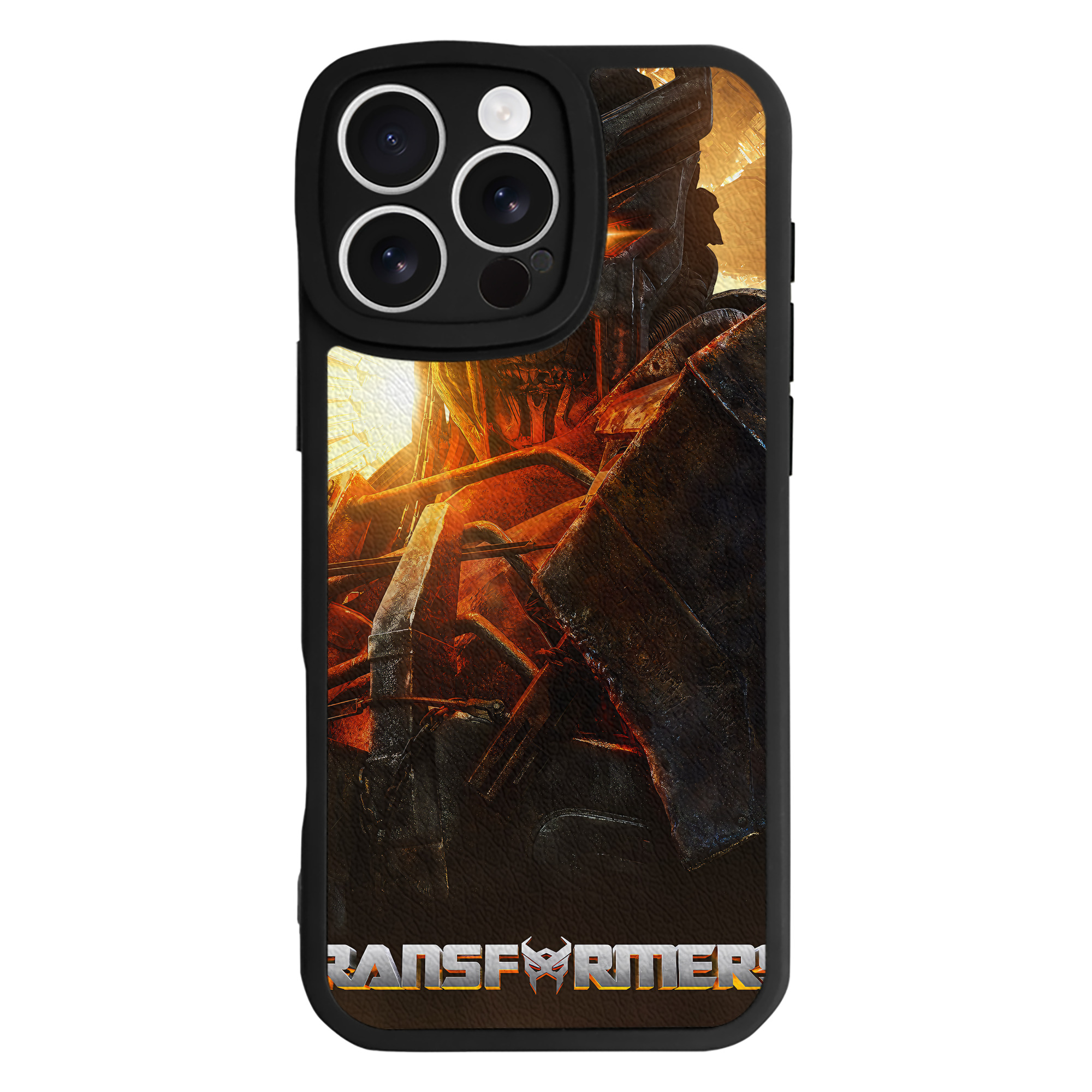 （画像用） Transformers トランスフォーマー 【iPhone 16シリーズ対応】シリコンスマホケース（レザー調） 材質：シリコン